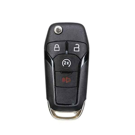 Keyless Factory KeylessFactory: 2014 - 2018 Ford Fusion Flip Key Shell 4B Remote Start - for N5F-A08TAA FKS-FD-089